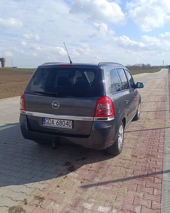 Opel Zafira cena 24500 przebieg: 175000, rok produkcji 2012 z Gdańsk małe 11